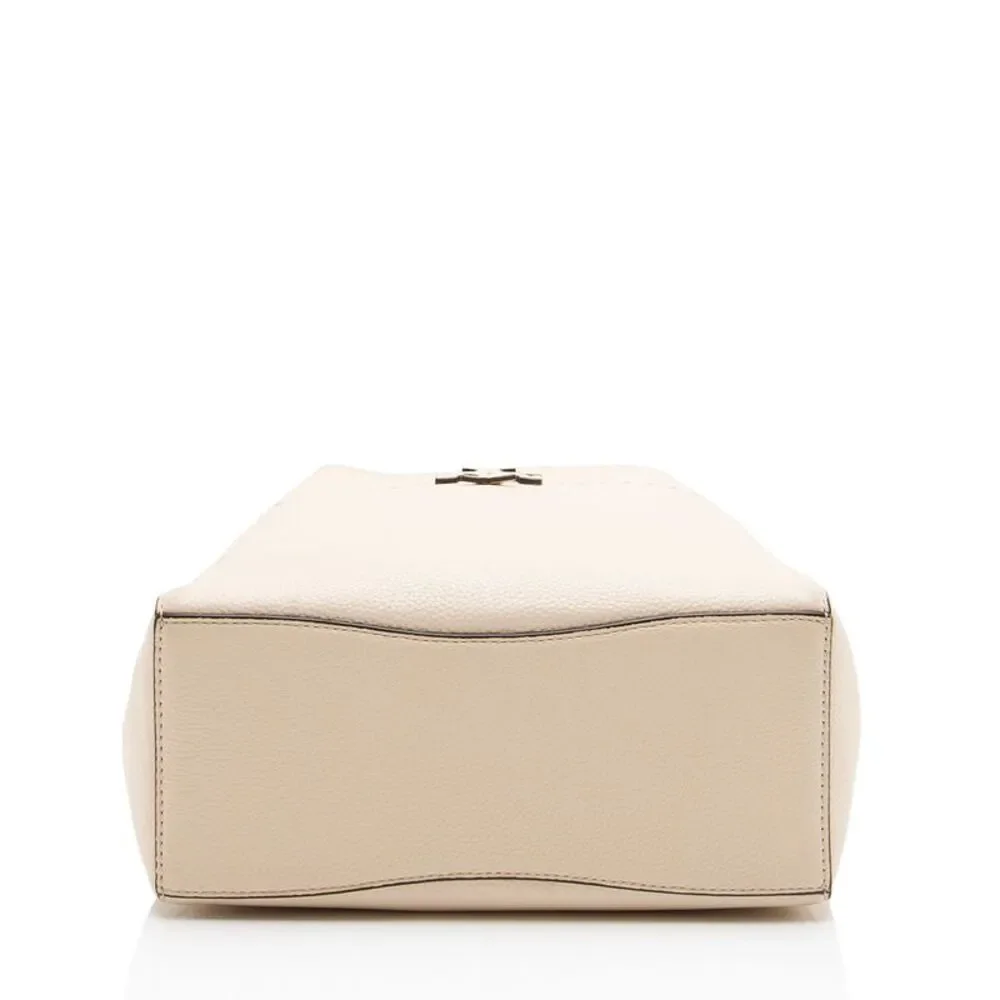Tory Burch Leather McGraw Bucket Bag